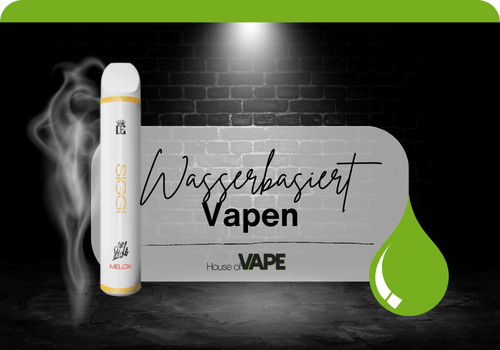 Wasserbasiertes Vapen - Wasserdampf in der E-Zigarette